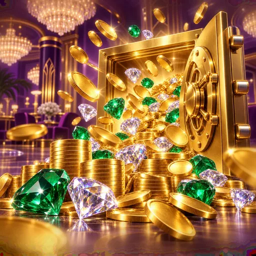 Big Money Frenzy cover art with gold and luxury symbols